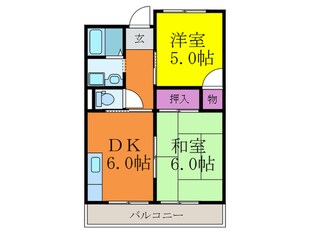 原田マンションの物件間取画像